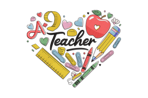 Teacher Appreciation Embroidery Design