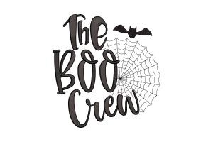The Boo Crew Embroidery Design