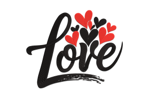Valentine Love Quotes Embroidery Design