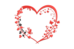 Valentine's Day Love Embroidery Design